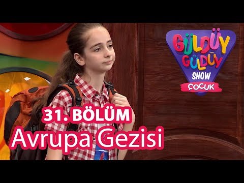 Güldüy Güldüy Show Çocuk 31. Bölüm | Burcu'nun Avrupa Gezisi