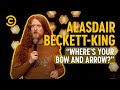 No alasdair beckettking wasnt in pixars brave  comedy central live