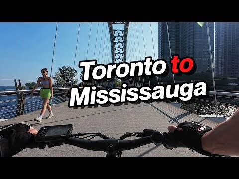 Downtown Toronto To Mississauga Waterfront Trail Bike Ride Aug 2025