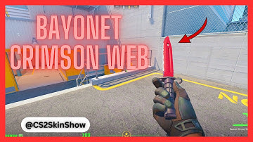 CS2 Bayonet Knife Crimson Web: CS2 Inspect [4K]