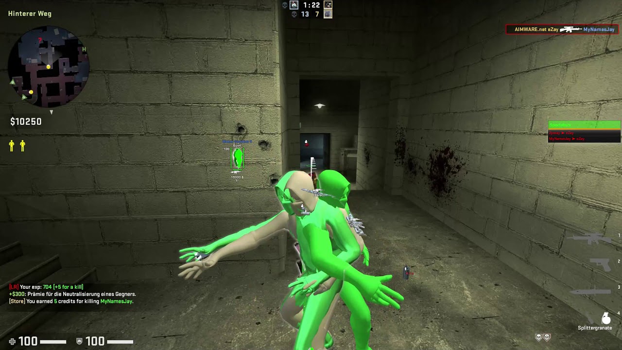 CS:GO | HvH #18 | Highlights ft. aimware | best aimware config hitting p 🤫 2019