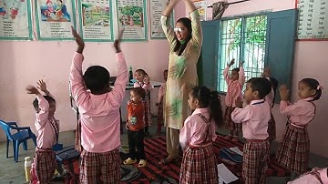 DECE-4 project activities. The second phase :Day 15:(b) Music and movement activity.