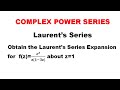 @btechmathshub7050 Problem Related to Laurent's Series - Complex Power Series