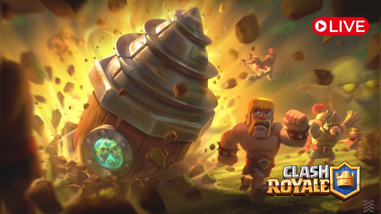 Trophy push to 6000 Clash Royale live stream India
