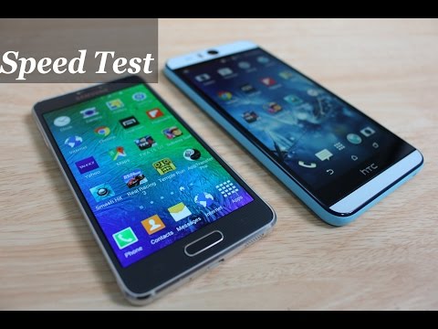HTC Desire Eye vs Galaxy Alpha Speed Test