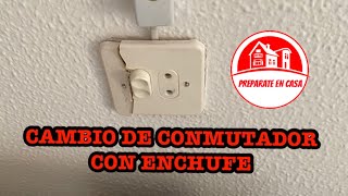 Cambio de un conmutador con enchufe #consejos #bricolage #preparatencasa #enchufe #luz #leroymerlin