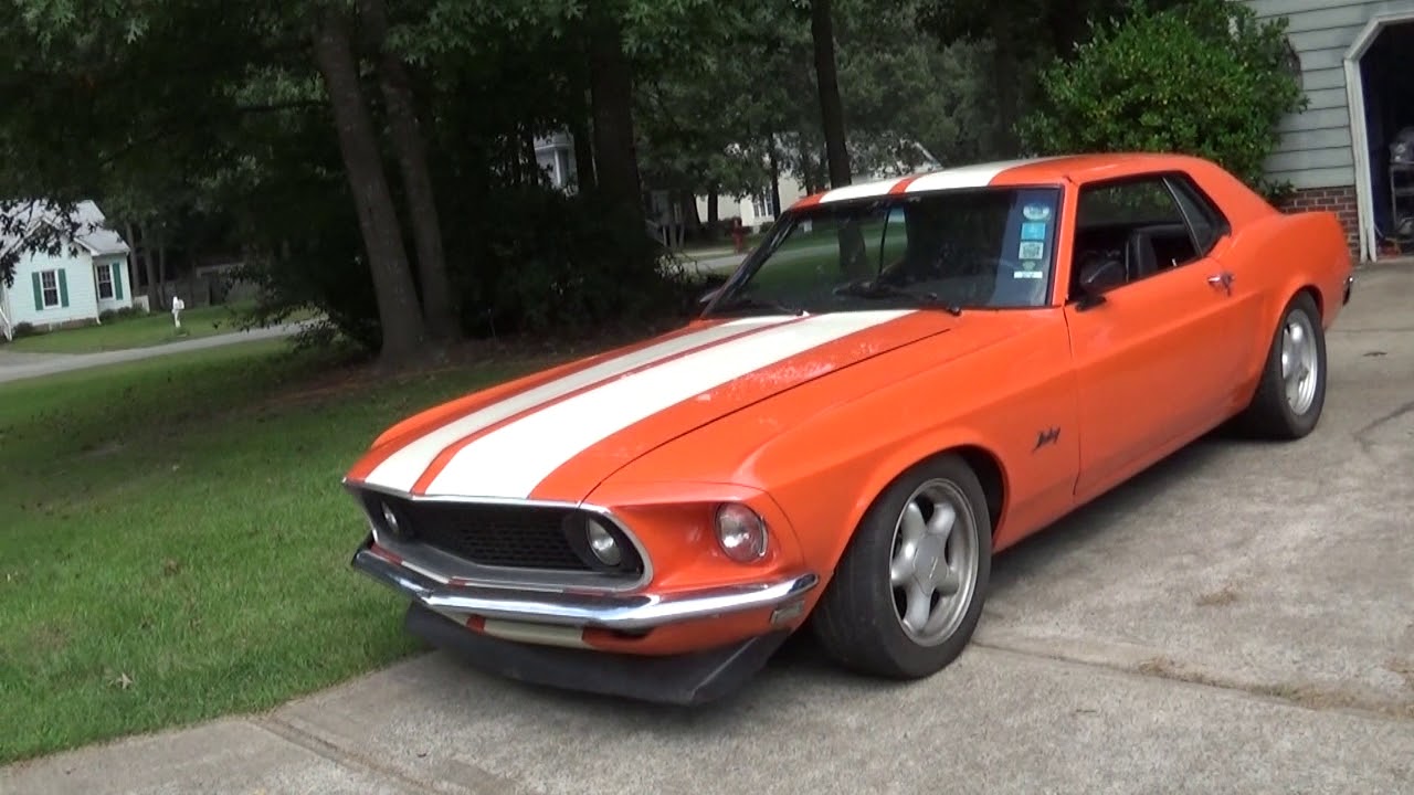 1969 Ford Mustang For Sale Video Tangerine and Cream Muscle Car YouTube