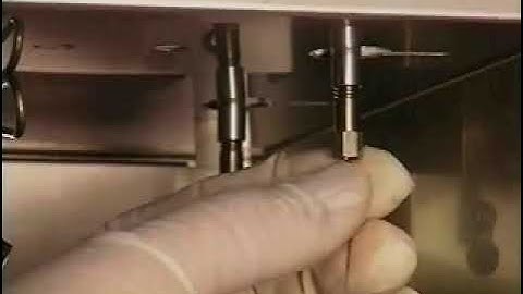 GC 6890 Series Agilent  Column Installing FID detector side