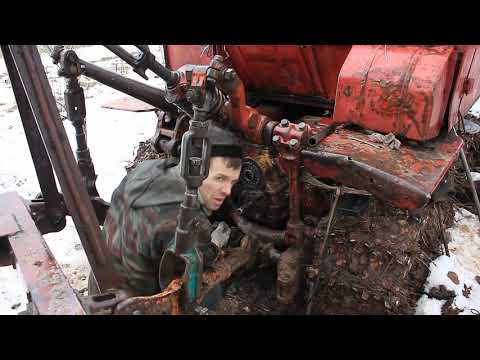 Установка ВОМ на дт-75