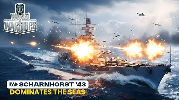 Scharnhorst ’43 Dominates the Seas! | Tier VII Battleship | World of Warships