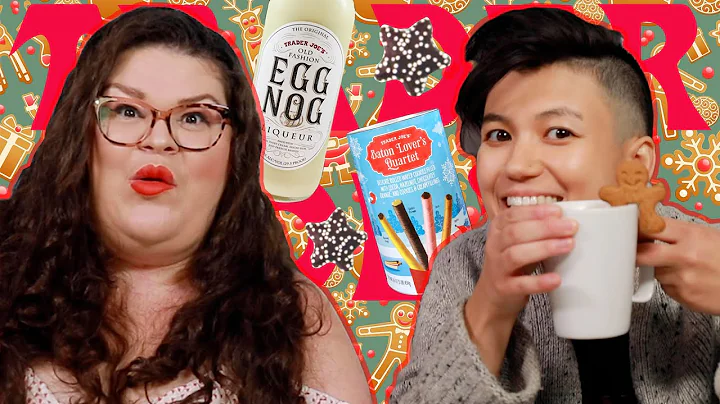 Kristin And Jen Try Every Trader Joe's Holiday Dessert | Kitchen & Jorn
