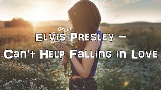 Elvis Presley - Can't Help Falling in Love [Acoustic Cover.Lyrics.Karaoke]