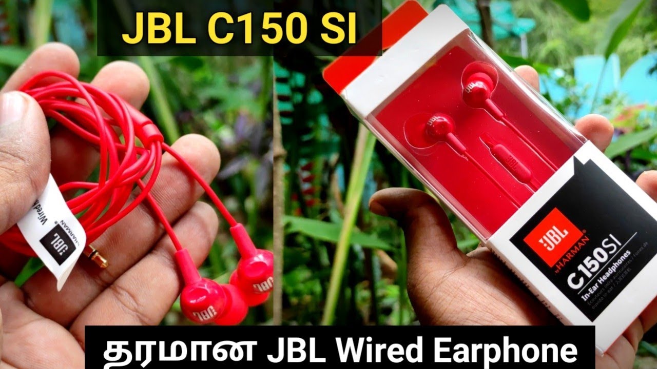 இப்படி ஒரு Sound Quality Earphone பாத்துருக்கீங்களா? JBL C150SI Best JBL Wired Earphones Tamil
