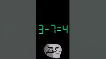 Matchstick Puzzle: Can You Solve 3 - 7 = 4? . #shorts #matchstickpuzzle #puzzlesloving