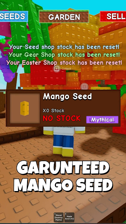 HOW TO GET A GUARANTEED MANGO SEED IN GROW A GARDEN  #roblox #robloxgames #growagarden #fisch