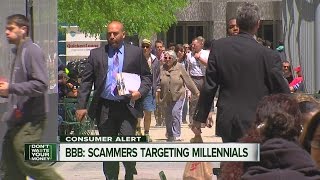 Scammers targeting millennials