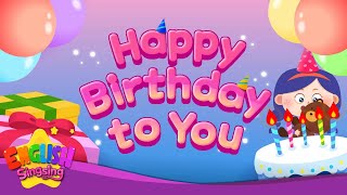 happy birthday to you nursery rhymes animation kids song with lyrics