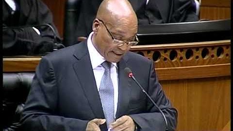 State of the Nation Address 2013 President Jacob Zuma Part 06