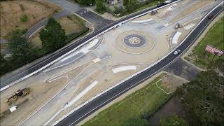 Highway 199 Elk Valley X Road roundabout July 26th 2026