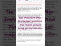 THE MONKEY’S PAW.THE THREE WISHES MADE BY THE WHITES. IMPORTANT #englishlit #monkeyspaw