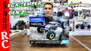 ECX TEMPER GEN 2 1/18  ROCK CRAWLER UNBOXING AND TEST