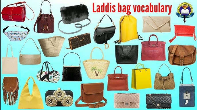 Bags Name in English and Hindi, English Vocabulary