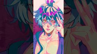 Dibujo de Flins de Genshin Impact con lápices gel de acrílico