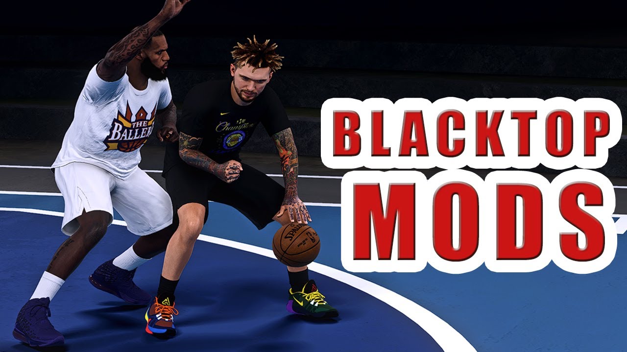 How to install Blacktop Court and Lakers Champion Shirt NBA 2K21 YouTube