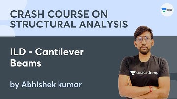 L 7 | ILD - Cantilever Beams | Crash course on Structural Analysis | GATE 2022 | Abhishek kumar