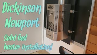 ⁣Tiny Houseboat build (part7) Dickinson Newport installation