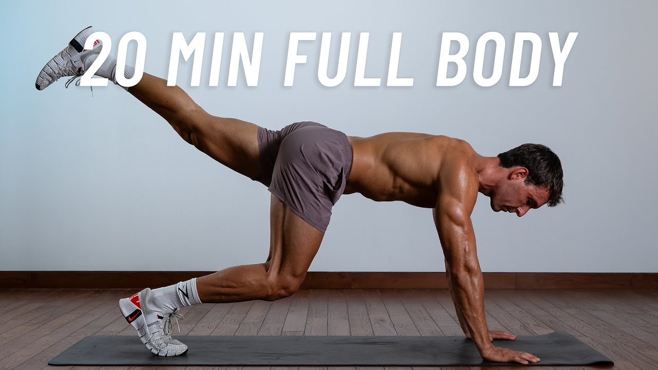 20 Min Full Body Workout - Build Strength & Burn Fat At Home (No ...