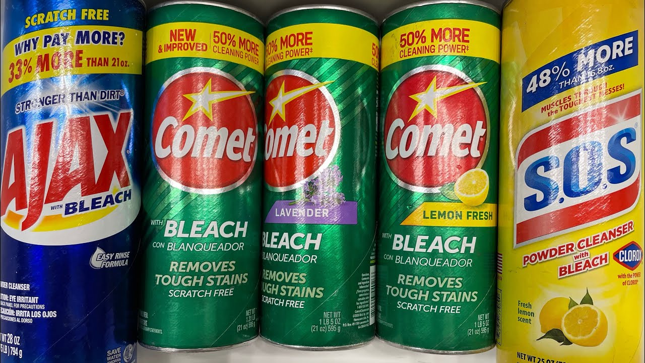 Ajax, 3 Comets, SOS, Pinesol, Xtrapine! (ASMR)