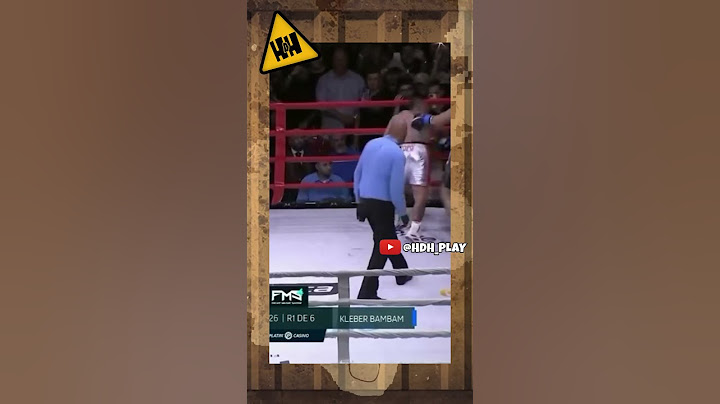 Veja o Nocaute: O campeão Popó detonou o ex BBB Kleber Bambam em 36 segundos no Fight Music Show
