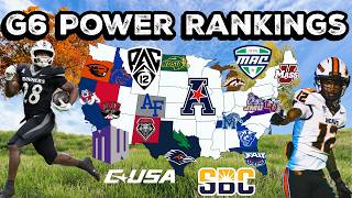 The G6 Power Rankings is Full of Big Changes in Week 6 College Football