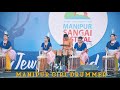 Manipur girl drummer  at lamboikhounang khong  sangai festival 2019