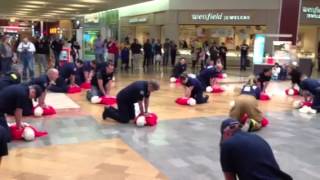 Cpr flash mob capital mall -