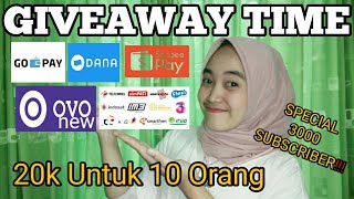 (TUTUP) GIVEAWAY SPESIAL 3000 SUBSCRIBER