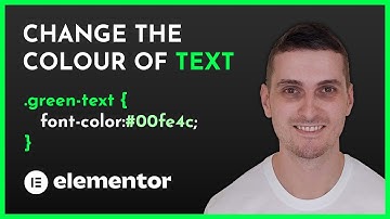 How to Change the Font Colour on a Specific Piece of Text in Elementor