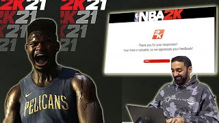 NBA 2K JUST REVEALED WHATS MOST IMPORTANT IN NBA 2K21! AFTER THEY SENT OUT THIS SURVEY!!