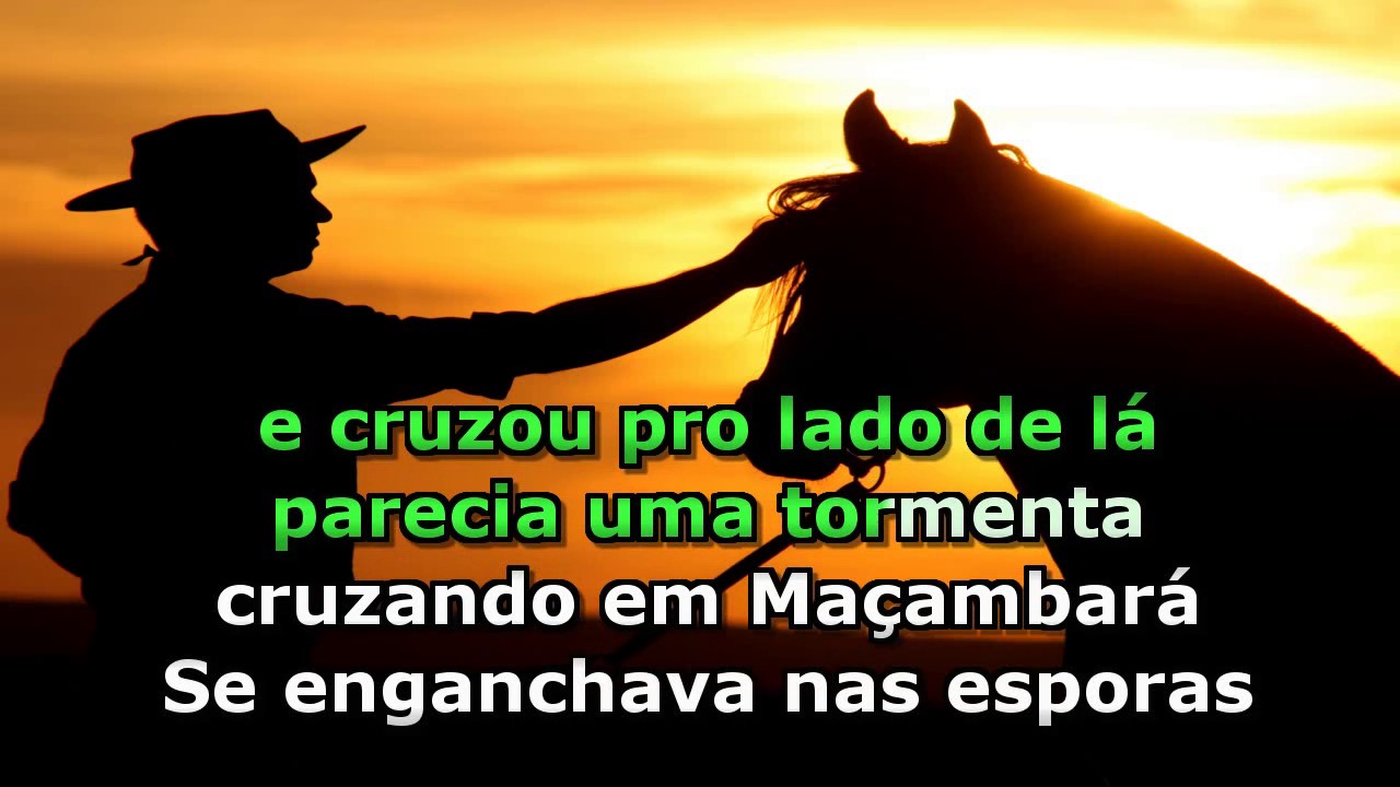 Um Bagual Corcoveador - João Luiz Corrêa (Karaokê)