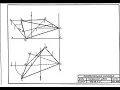 Начертательная геометрия 1 курс. Построить проекции пирамиды