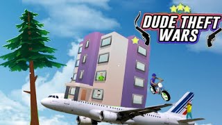 dude theft Wars building chori ho gai aeroplane