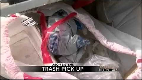 ABC-7 Listens: No Trash Pick Up