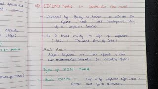 S.E. Lec 8 || COCOMO Model | Types ~ Basic, Intermediate & Detailed | Putnam Resources Alloc. Model