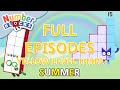 @Numberblocks- #SummerLearning | Yellow Level Three | Full Episodes 7-9 | Learn to Count #WithMe