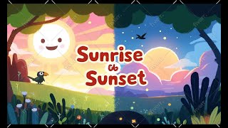 Sunrise & Sunset Songs | Caribbean Colors and Calm for Kids 🌞🌅 | @thecalypsokids