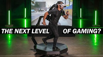 360-Degree Treadmill VR Gaming Rig