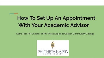 How to Set Up An Appointment With Your Academic Advisor