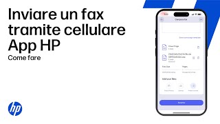 Invio di un fax mobile tramite l'app HP | Stampanti HP screenshot 2