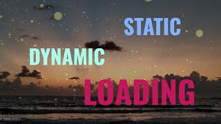Static loading and Impact loading #static #impact